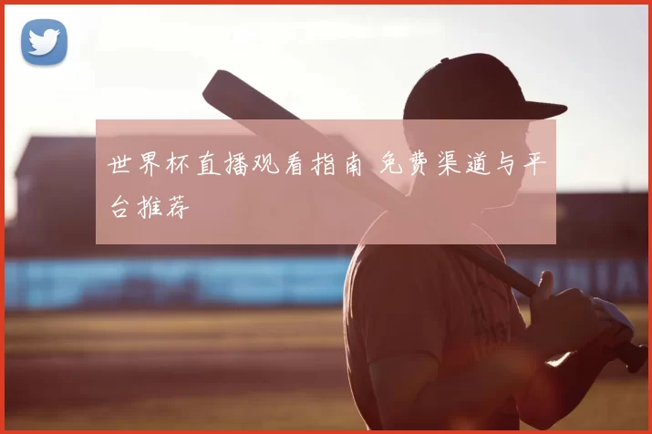 世界杯直播观看指南 免费渠道与平台推荐